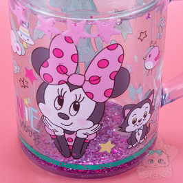 Tasse Minnie Double Fond Etoilée Pailletée Disney Japan