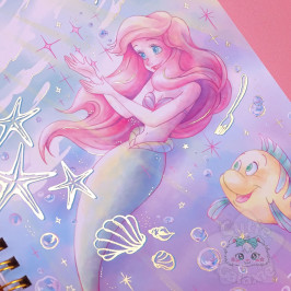 Carnet Bloc-Note Disney Japan Ariel La Petite Sirène