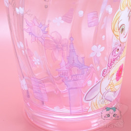 Verre Raiponce Rose Fleuris Disney Japan