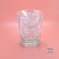 Grand Verre Ariel Collection Fleuris Turquoise Disney Japan