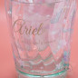 Grand Verre Ariel Collection Fleuris Turquoise Disney Japan