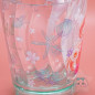 Grand Verre Ariel Collection Fleuris Turquoise Disney Japan