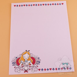 Set Papeterie Alice Au Pays Des Merveilles Disney Japon