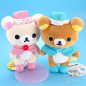Peluche Rilakkuma San-X Capeline Bonnet Pois