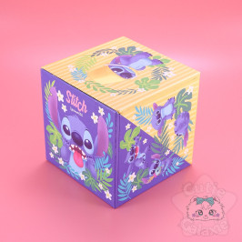 Boite Bureau Mémo Post-it Dépliable Stitch Disney Japan