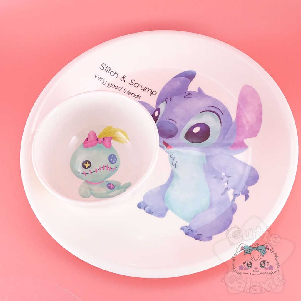 Lot Assiette Bol Stitch Souillon Disney Japan - Cutie Galaxie