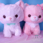 Grande Peluche Fuwaneko Mew Chan Chat Blanc BIG Amuse Japon