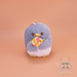 Petite Peluche Pingouin Coloré Pastel Sucette