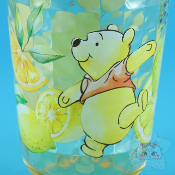Verre Winnie L'Ourson Citron Effet Carrelage Disney Japon
