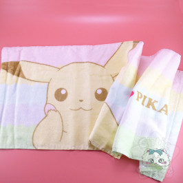 Serviette Pikachu Pokémon Bain Ou Piscine Multicolor Pastel