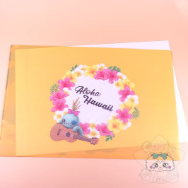 Range Document Stitch Lilo Et Stitch Hawaii Aloha Disney Japon
