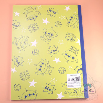 Carnet A4 Alien Et Woody Toy Story Petits Carreaux Disney Japon