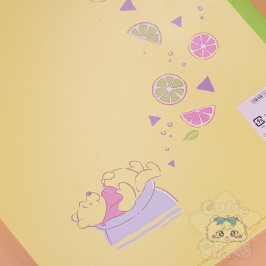 Carnet Winnie The Pooh 5mm Citron Disney Japon