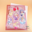 Range Document Princesses Ariel Jasmine Raiponce Belle Aurore Cendrillon Blanche Neige Disney Japon