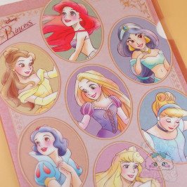 Range Document Princesses Ariel Jasmine Raiponce Belle Aurore Cendrillon Blanche Neige Disney Japon