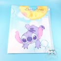 Pochette Plastique A4 Avec Rangements Stitch Disney Japan