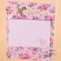 Mini Planche Bloc-Note Bambi Fleuris Disney Japon
