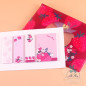 Mini Set Papeterie Enveloppe Post-it Minnie Disney Japan