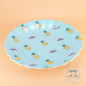 Assiette Stitch Lilo Et Stitch Ananas Bordure Ondulée Disney Japon