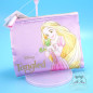 Pochette Trousse Tissus Plate Raiponce Pompon Disney Japon