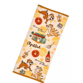 Serviette Visage Tic Et Tac Décor Burger Disney Japon