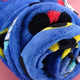 Plaid Douillet Motif Mickey Disney Japon Officiel