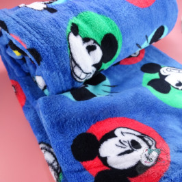 Plaid Douillet Motif Mickey Disney Japon Officiel