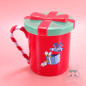 Tasse Stitch Lilo Et Stitch Avec Couvercle Edition Noël Disney Japon