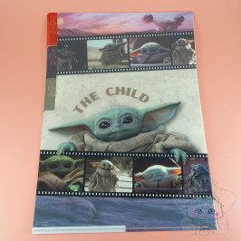 Petit Classeur Star Wars Baby Yoda Grogu Disney Japon