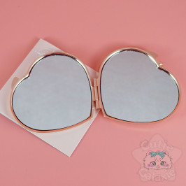 Double Miroir Forme Coeur Mickey Et Minnie Disney Japon