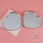 Double Miroir Forme Coeur Rose Gold Mickey Et Minnie Disney Japon