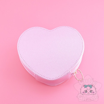 Grosse Pochette Porte-Monnaie Minnie Forme Coeur Disney Japon