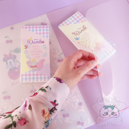 Double Range Document Pailleté Minnie Mouse Disney Japon