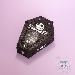 Boite Cerceuil Monsieur Jack Sculptée Disney Japon