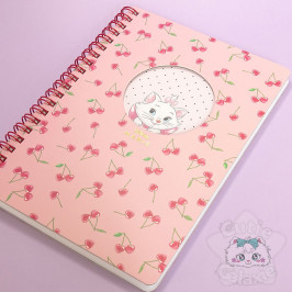 Carnet Marie Aristochats Fruits Cerises Disney Japon