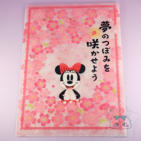 Range Document Minnie Sakura Disney Japon
