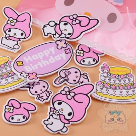 Lot 10 Stickers Mous My Melody Sanrio