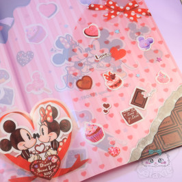 Range Document Mickey & Minnie Sweet Love Disney Japan