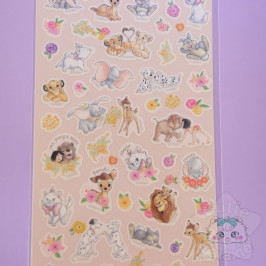 Planche Stickers Bambi Disney Japon