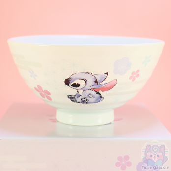 Bol Fleuris Stitch Disney Japon