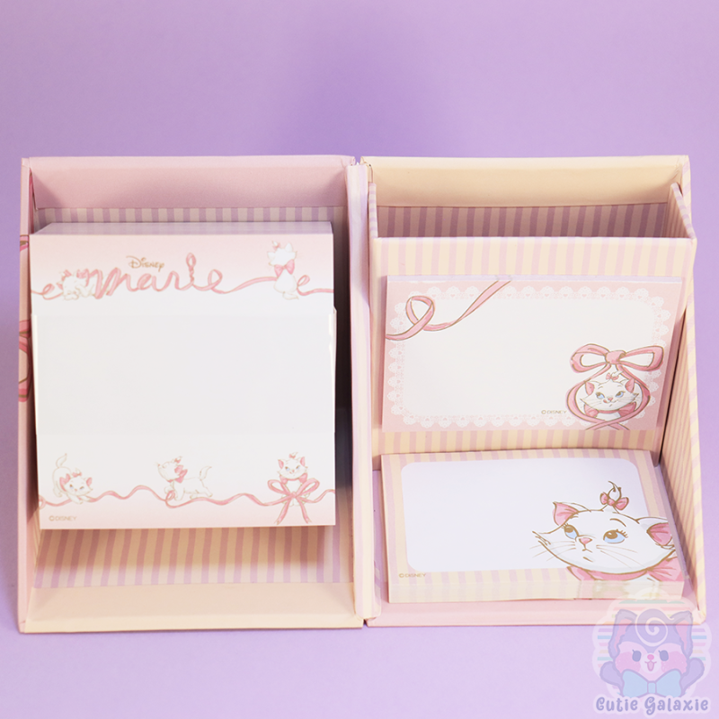 Boite Carré Papeterie Post-it Note Marie Disney Japon