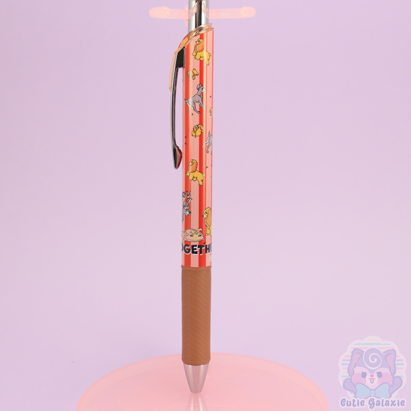 Stylo Encre Gel 0.5mm La Belle Et Le Clochard Disney Japon