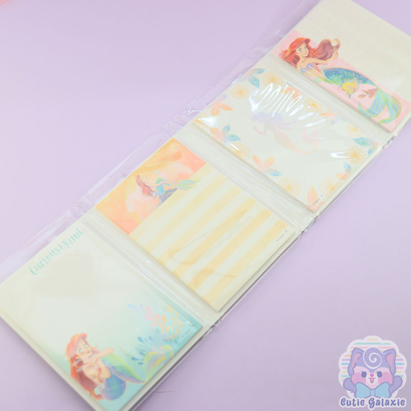 Carnet Bloc Note Post-it Ariel La Petite Sirène Disney Japon