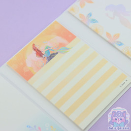 Carnet Bloc Note Post-it Ariel La Petite Sirène Disney Japon