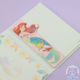 Carnet Bloc Note Post-it Ariel La Petite Sirène Disney Japon