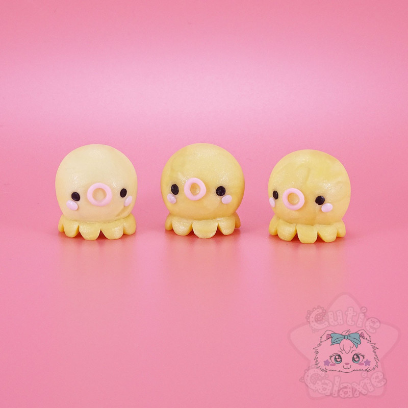 Création Handmade Pâte Polymère Fimo Poulpe Kawaii