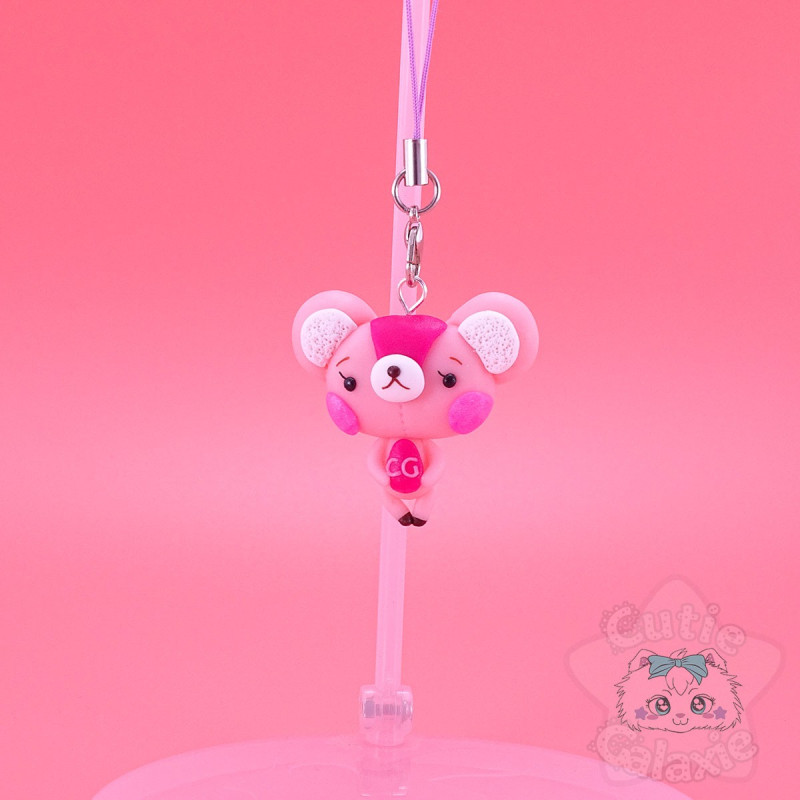 Handmade Strap Bear Polymer Clay
