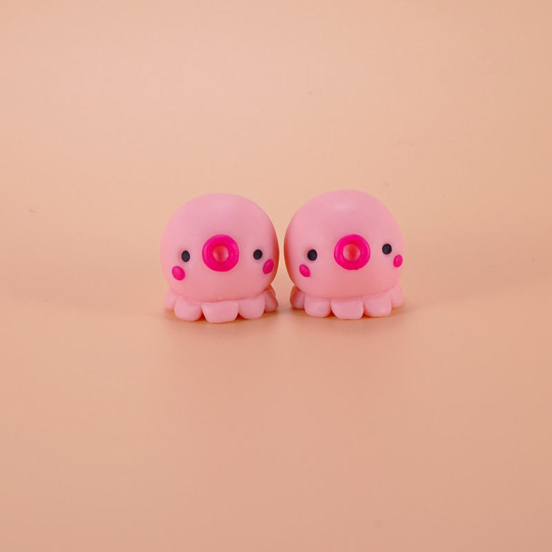 Création Handmade Pâte Polymère Fimo Poulpe Kawaii