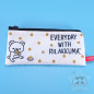 Trousse Plate Pois Rilakkuma San-X
