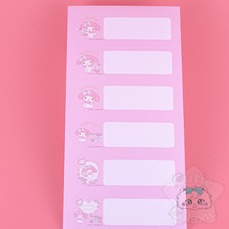Feuilles Etiquettes Hello Kitty My Melody Bonbonribbon Hummingmint Sanrio